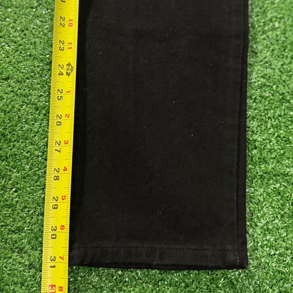 Vintage Wrangler Jeans Womens 10x32 Black Made USA High Rise Tapered Fit Western - Picture 4 of 6